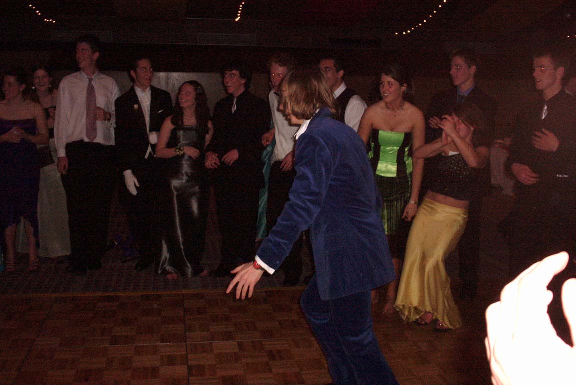 Purple jacket guy wants a go.