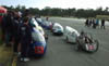 All the cars before the race.
